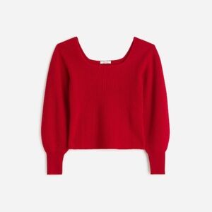 MADEWELL cropped sweater size M